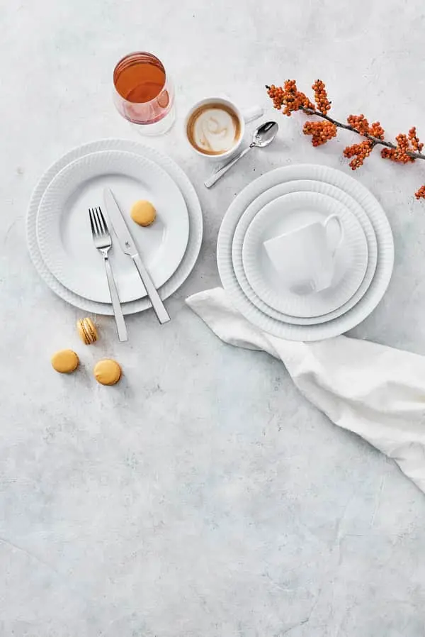 Lyngby Porcelæn Rhombe Frokosttallerken - Billede 4