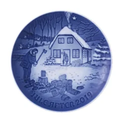 Royal Copenhagen Juleplatte - Hugge Brænde