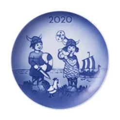 Royal Copenhagen Barnets Dag Platte - De Små Vikinger