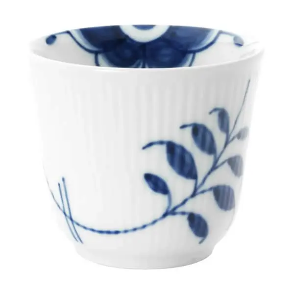 Royal Copenhagen Blå Mega Riflet Termokop