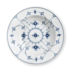 Royal Copenhagen Musselmalet Riflet Dyb Tallerken