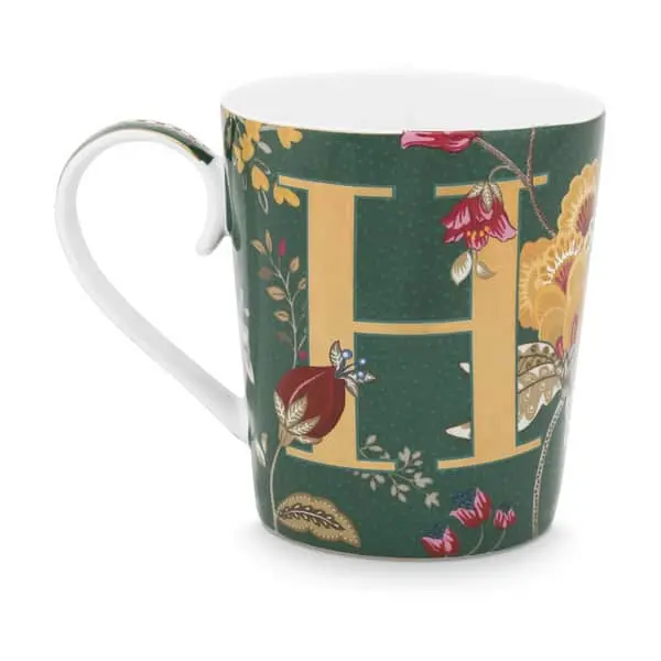 Pip Studio Floral Fantasy Alfabet Krus -H