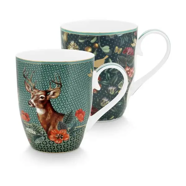 Pip Studio Winter Wonderland Krus - 2 Stk.