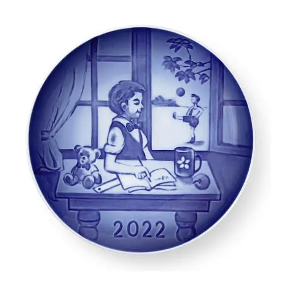 Royal Copenhagen Bing & Grøndahl Børnenes Dag Platte 2022 - Den Lille Dagdrømmer