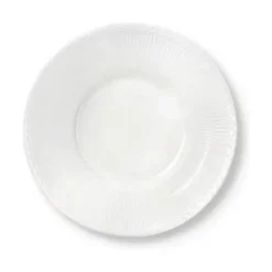 Royal Copenhagen Hvid Halvblonde Dyb Tallerken