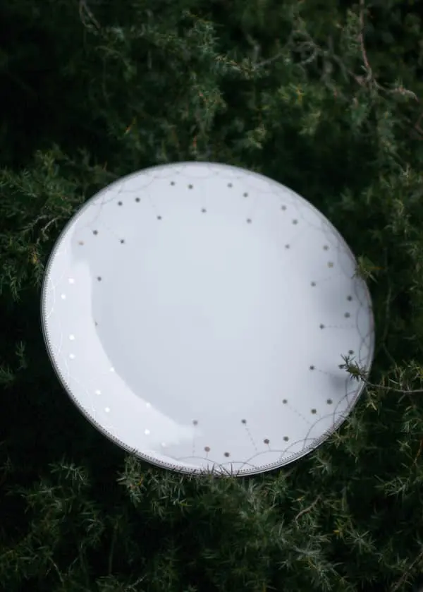 Wik & Walsøe Julemorgen Girlander Middagstallerken - Billede 2