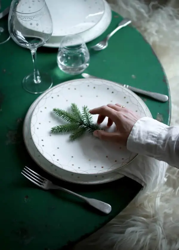 Wik & Walsøe Julemorgen Girlander Tallerken - 2 Stk. - Billede 4