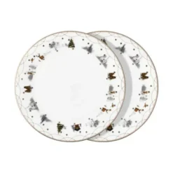 Wik & Walsøe Julemorgen Story Middagstallerken - 2 Stk
