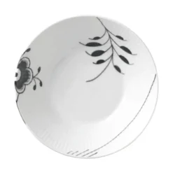 Royal Copenhagen Sort Mega Riflet Dyb Tallerken