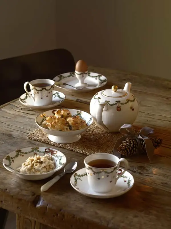 Royal Copenhagen Stjerne Riflet Jul Dyb Tallerken - Billede 3