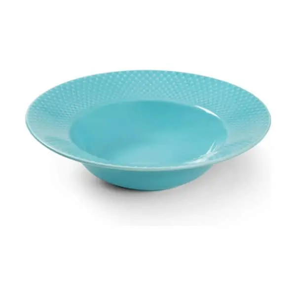 Lyngby Porcelæn Rhombe Dyb Tallerken - Billede 4