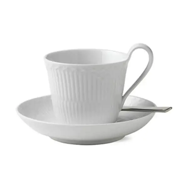 Royal Copenhagen Hvid Halvblonde Kop