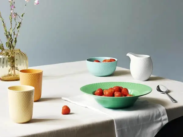 Lyngby Porcelæn Rhombe Color Krus - Billede 2