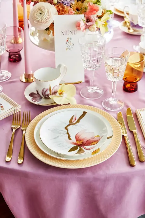 Royal Copenhagen Flora Tallerken - Magnolia - Billede 3