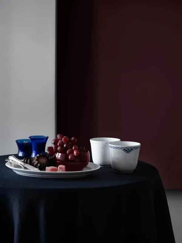 Royal Copenhagen Hvid Halvblonde Termokop - Billede 2