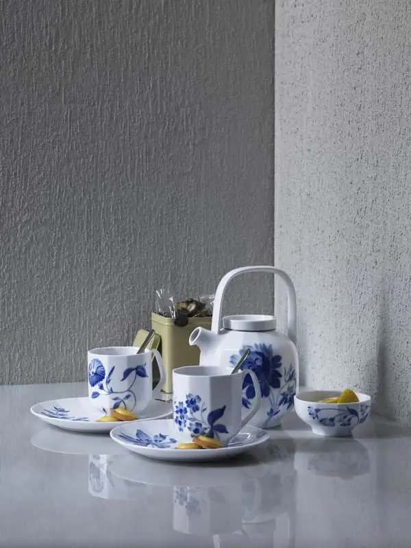 Royal Copenhagen Blomst Frokosttallerken - Salvie - Billede 2