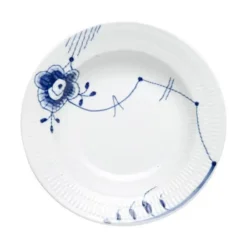 Royal Copenhagen Blå Mega Riflet Dyb Tallerken