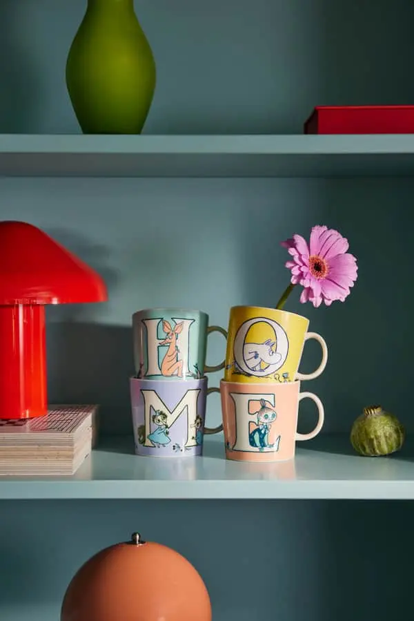 Arabia Mumi ABC Krus - H - Billede 2