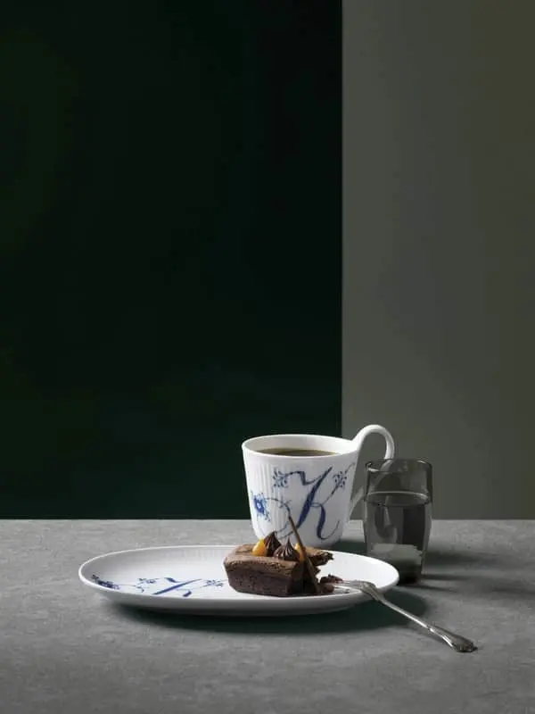 Royal Copenhagen Alfabet Kollektion Højhankskop - K - Billede 2