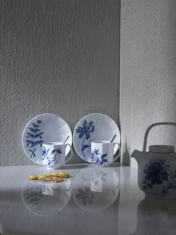 Royal Copenhagen Blomst Frokosttallerken - Salvie - Billede 3