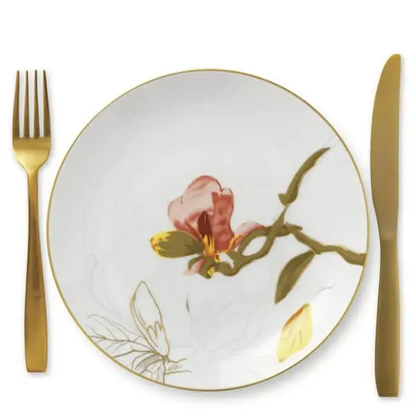 Royal Copenhagen Flora Tallerken - Magnolia - Billede 2