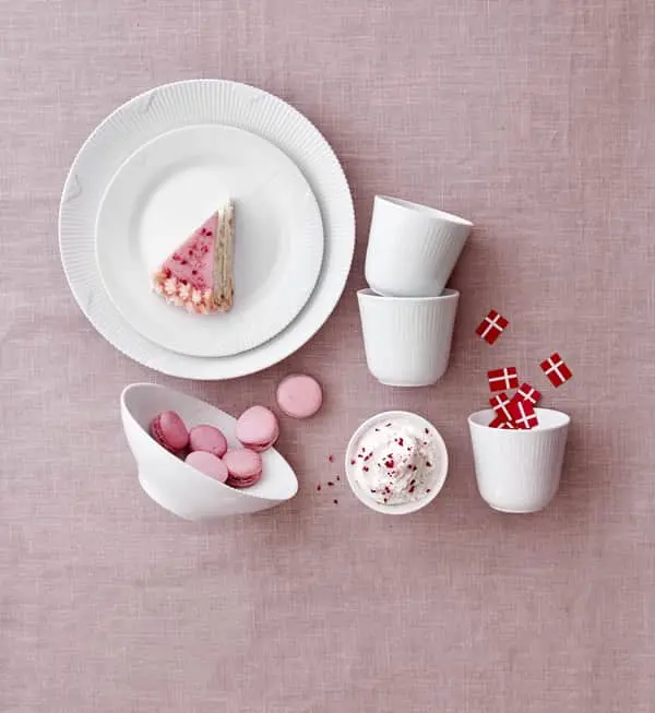 Royal Copenhagen Hvid Riflet Termokopper - 4 Stk. - Billede 2