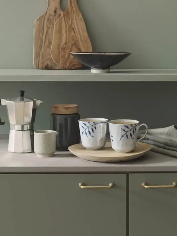 Royal Copenhagen Blå Mega Riflet Krus - 2 Stk. - Billede 2