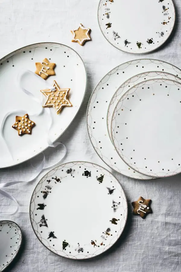 Wik & Walsøe Julemorgen Story Middagstallerken - 2 Stk - Billede 4