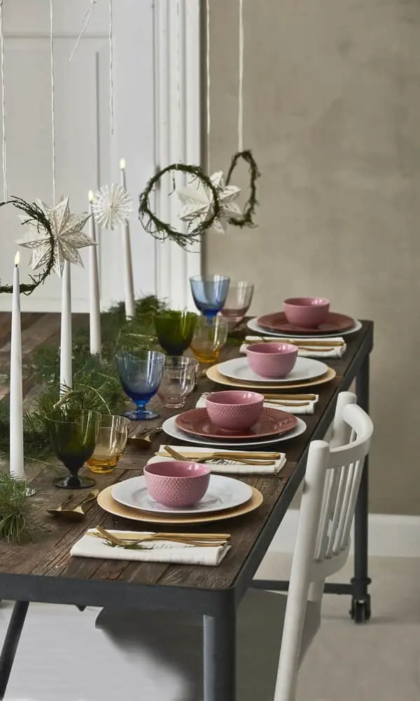 Lyngby Porcelæn Rhombe Frokosttallerken - Billede 3