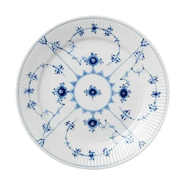 Royal Copenhagen Musselmalet Riflet Tallerken