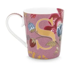 Pip Studio Floral Fantasy Alfabet Krus - S