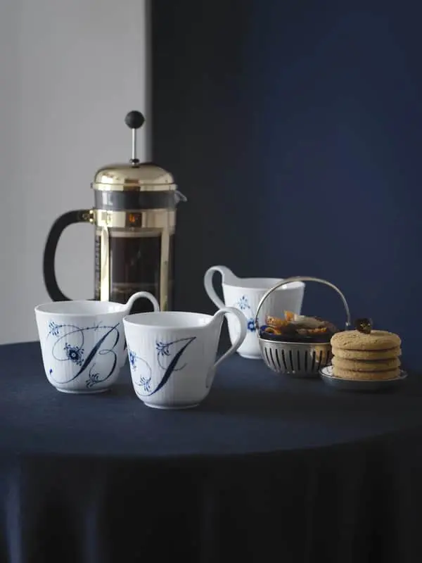 Royal Copenhagen Alfabet Kollektion Højhankskop - B - Billede 2