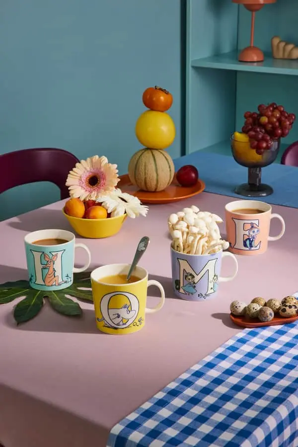 Arabia Mumi ABC Krus - H - Billede 3