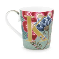 Pip Studio Floral Fantasy Alfabet Krus - K