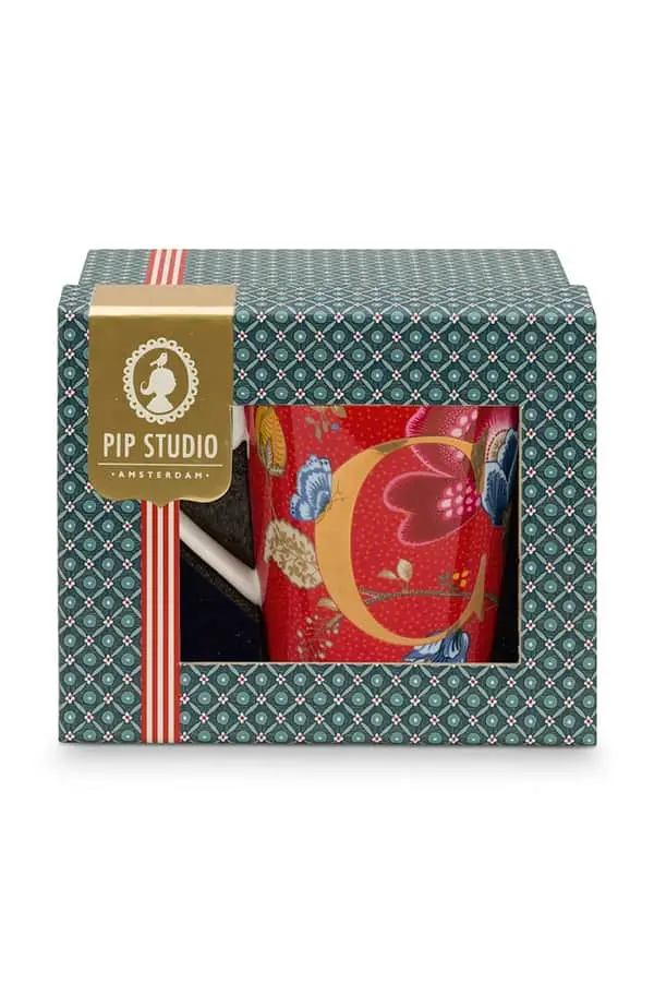 Pip Studio Floral Fantasy Alfabet Krus -H - Billede 3