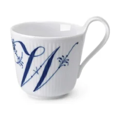 Royal Copenhagen Alfabet Kollektion Højhankskop - W