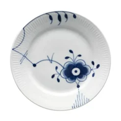 Royal Copenhagen Blå Mega Riflet Desserttallerken #6
