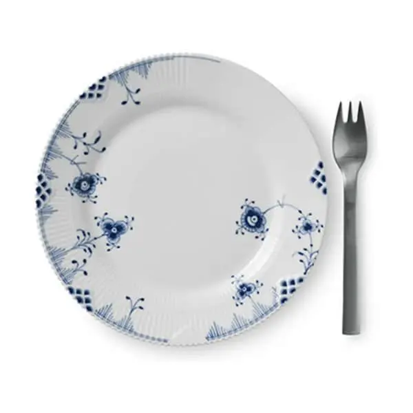 Royal Copenhagen Blå Elements Desserttallerken - Billede 4