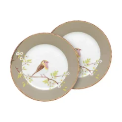 Pip Studio Blushing Bird Tallerken - 2 Stk.