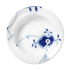 Royal Copenhagen Blå Mega Riflet Dyb Tallerken