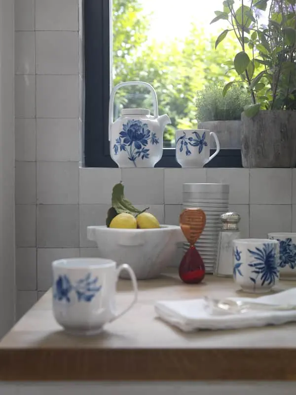 Royal Copenhagen Blomst Krus - Dahlia - Billede 2